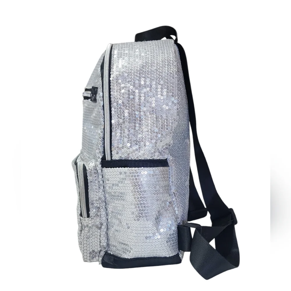 Silver Sequins Dance Backpack